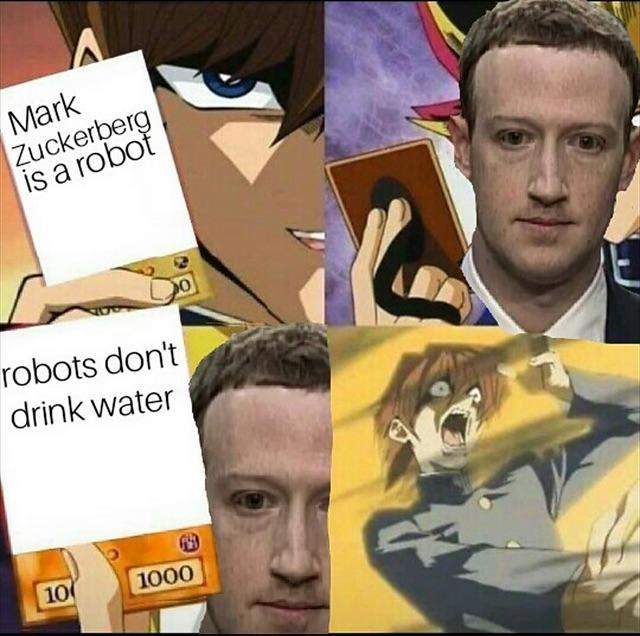 Detail Mark Zuckerberg Drinking Water Memes Nomer 8