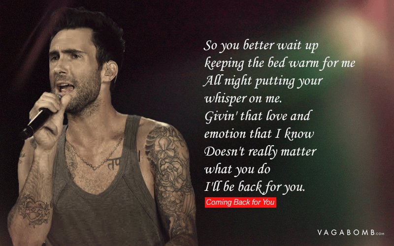 Detail Maroon 5 Song Quotes Nomer 8