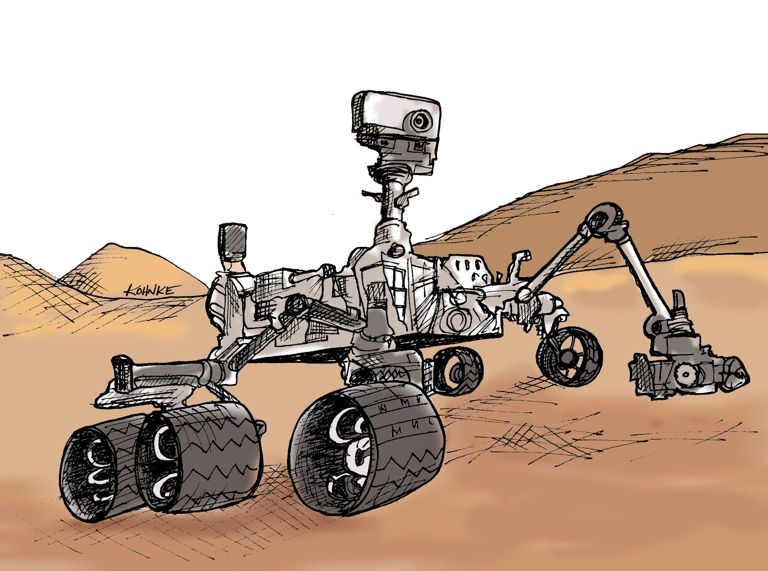 Detail Mars Rover Clipart Nomer 25