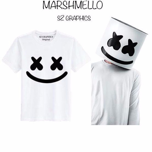 Detail Marshmello Baju Nomer 8