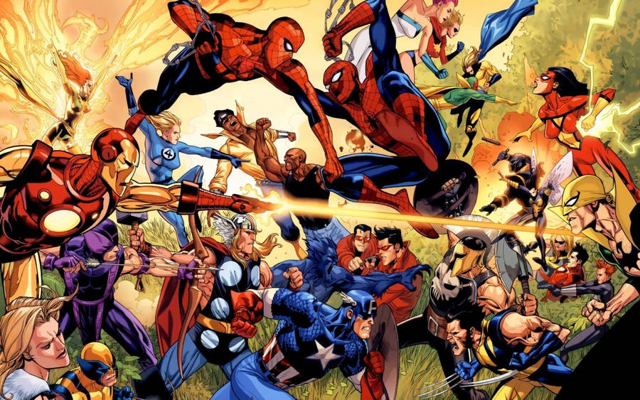 Detail Marvel Heroes Wallpaper Nomer 29