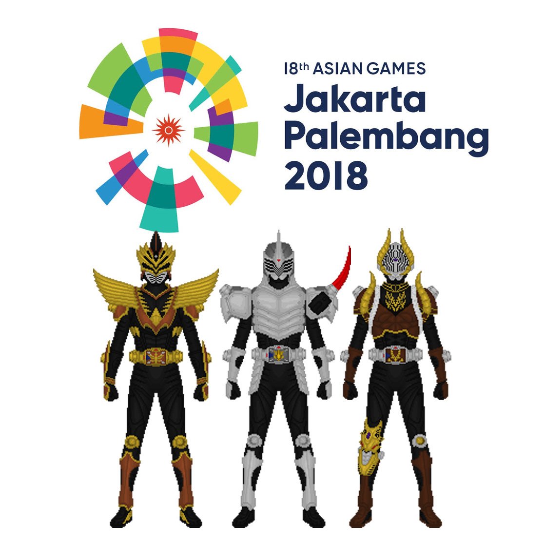 Detail Mascot Asian Games 2018 Vector Nomer 30