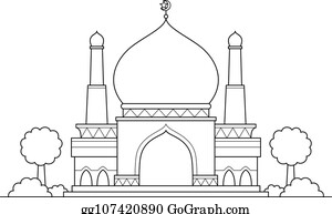 Detail Masjid Clipart Nomer 34