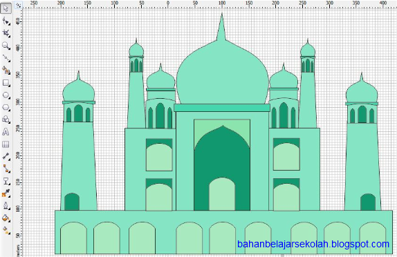 Detail Masjid Corel Nomer 19