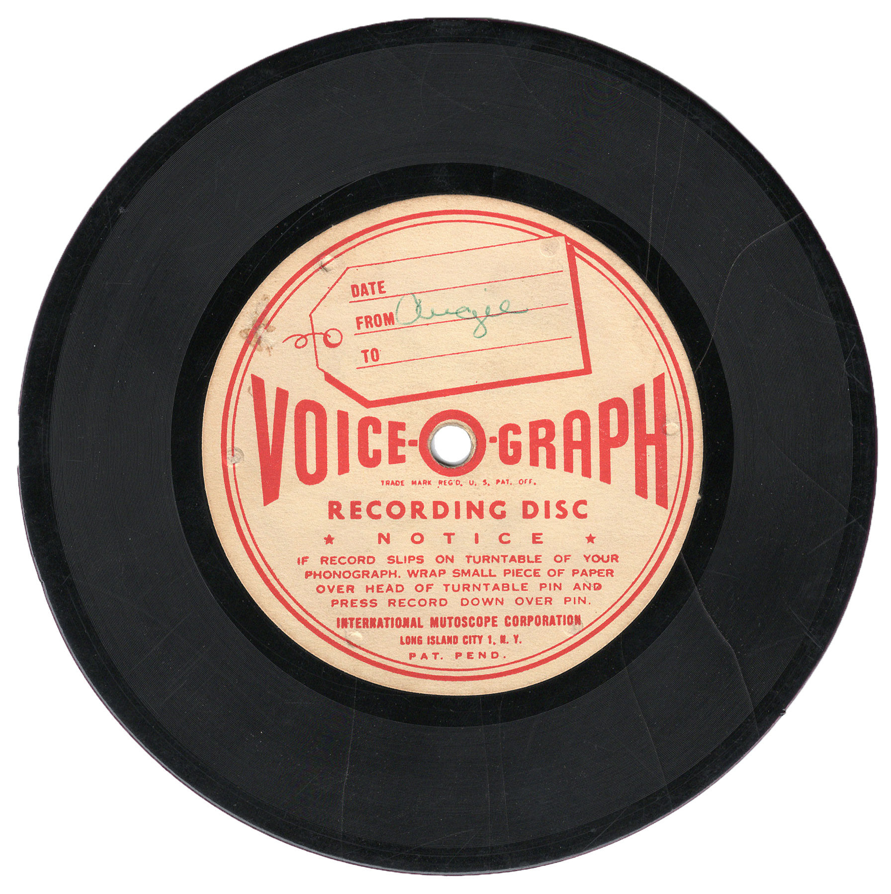 Detail Phonograph Disk Nomer 5