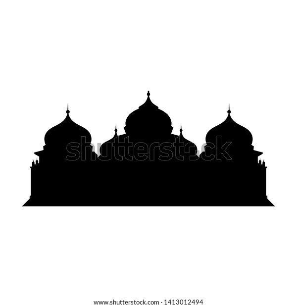 Detail Masjid Silhouette Vector Nomer 41