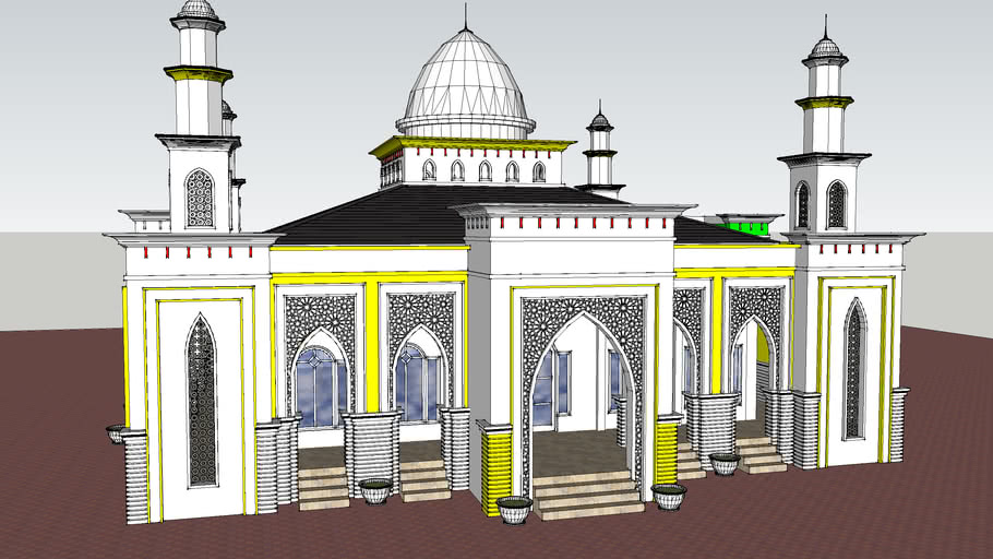 Masjid Sketchup - KibrisPDR