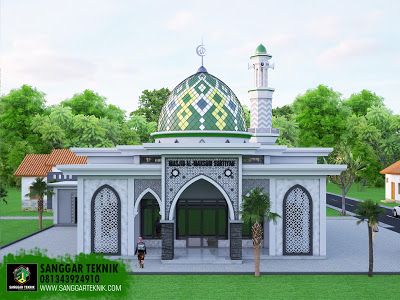 Detail Masjid Sketchup Nomer 15