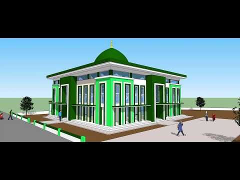 Detail Masjid Sketchup Nomer 20