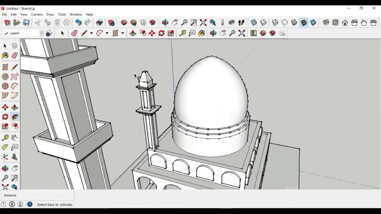 Detail Masjid Sketchup Nomer 23