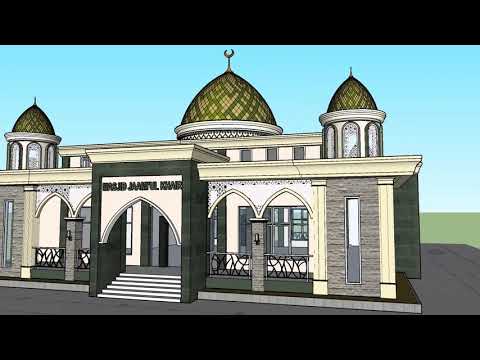 Detail Masjid Sketchup Nomer 24