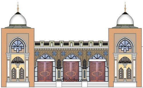 Detail Masjid Sketchup Nomer 30