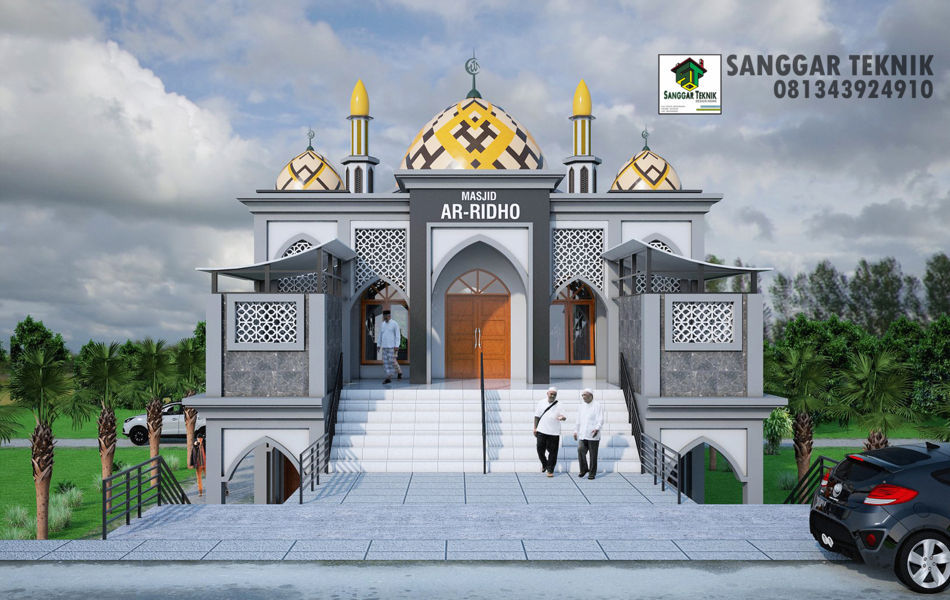 Detail Masjid Sketchup Nomer 35