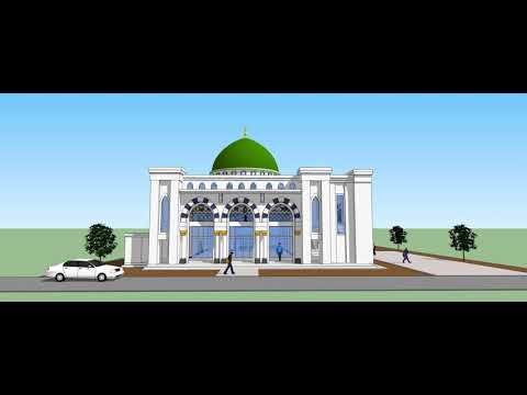 Detail Masjid Sketchup Nomer 42