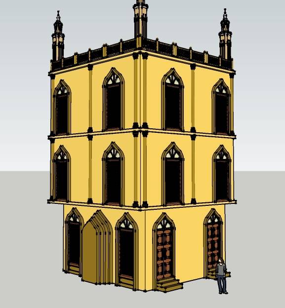 Detail Masjid Sketchup Nomer 46