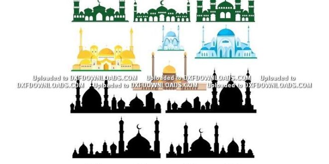 Detail Masjid Vector Cdr Nomer 20