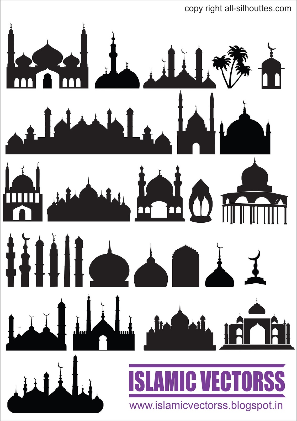 Detail Masjid Vector Corel Draw Nomer 25