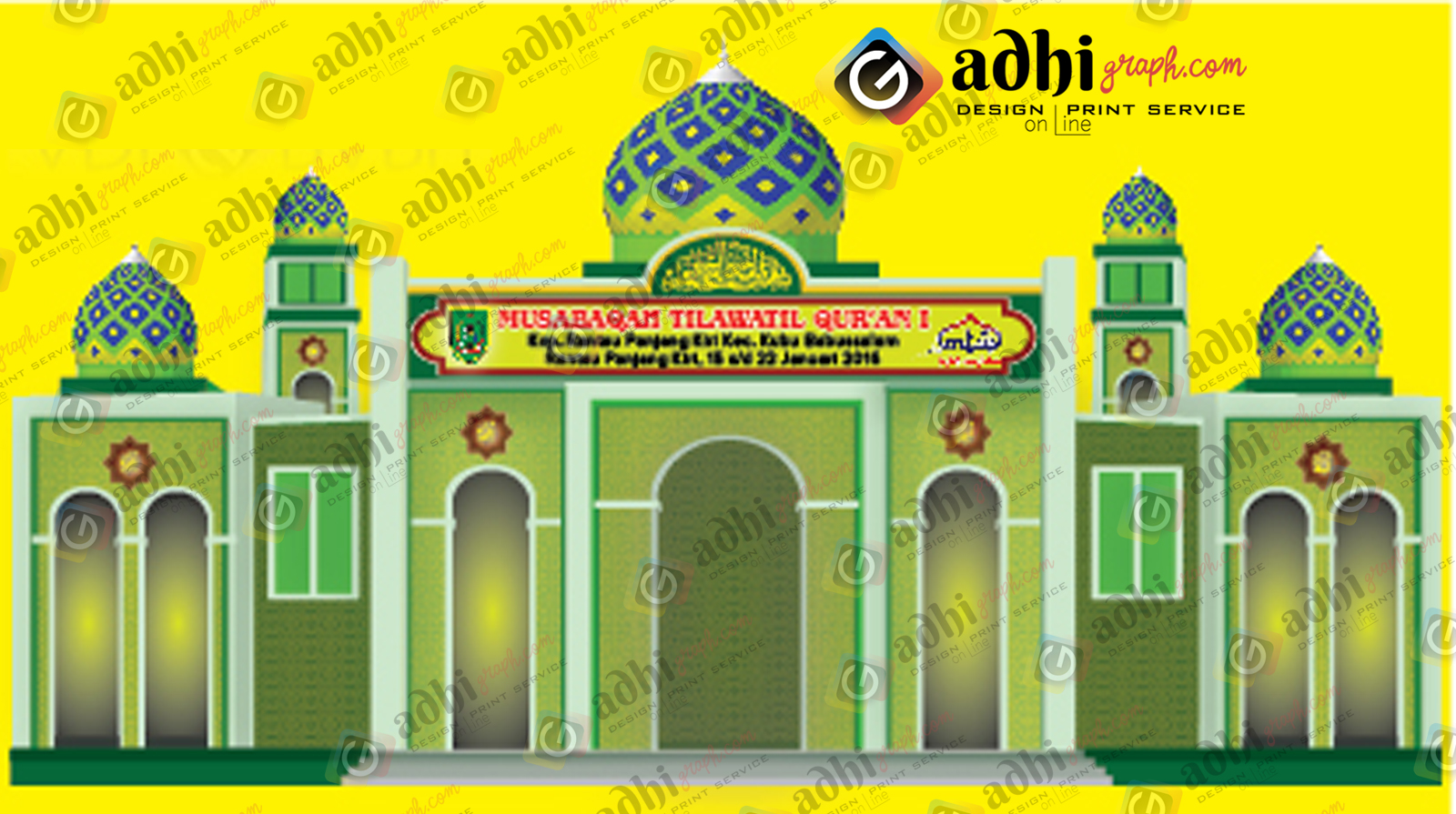 Detail Masjid Vector Corel Draw Nomer 45