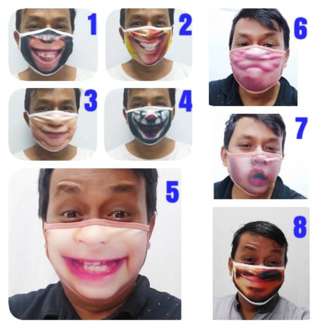 Detail Masker Bergambar Lucu Nomer 12