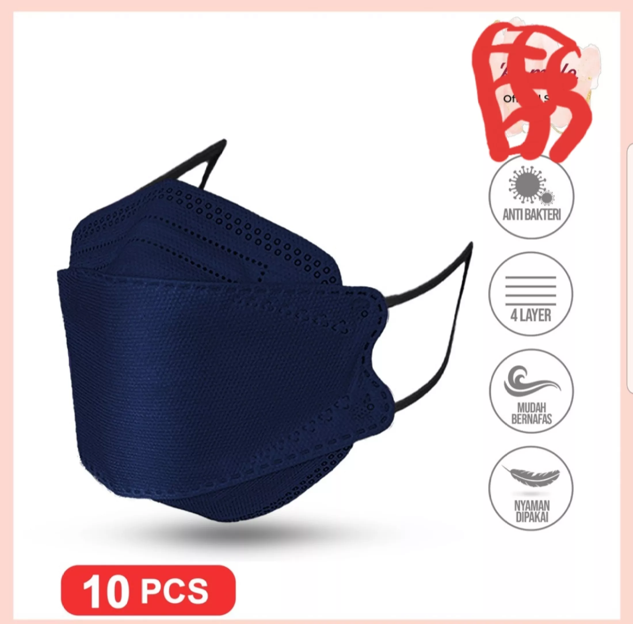 Masker Biru Dongker - KibrisPDR