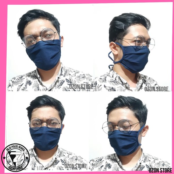 Detail Masker Biru Dongker Nomer 15