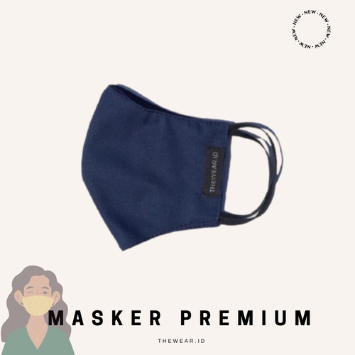 Detail Masker Biru Dongker Nomer 19