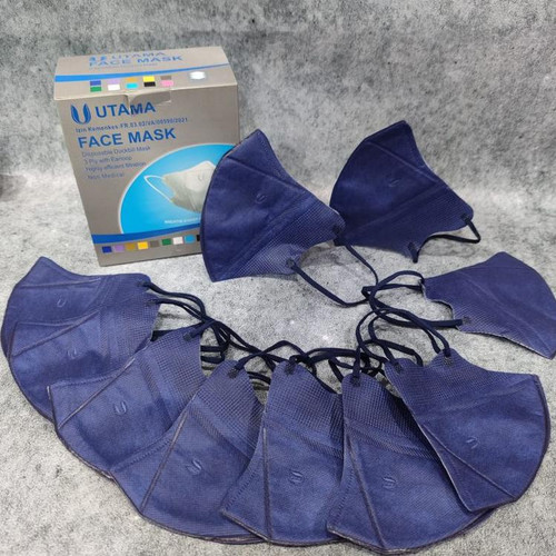 Detail Masker Biru Dongker Nomer 36