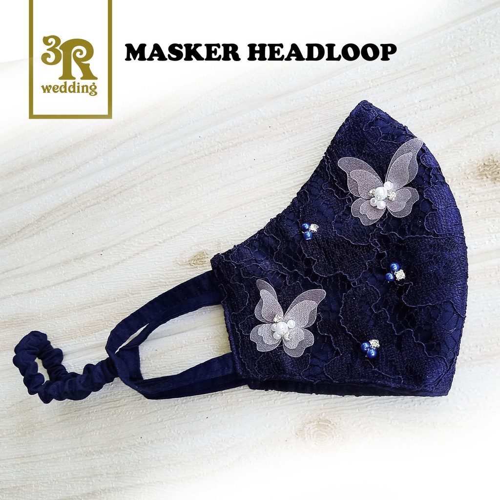 Detail Masker Biru Dongker Nomer 39