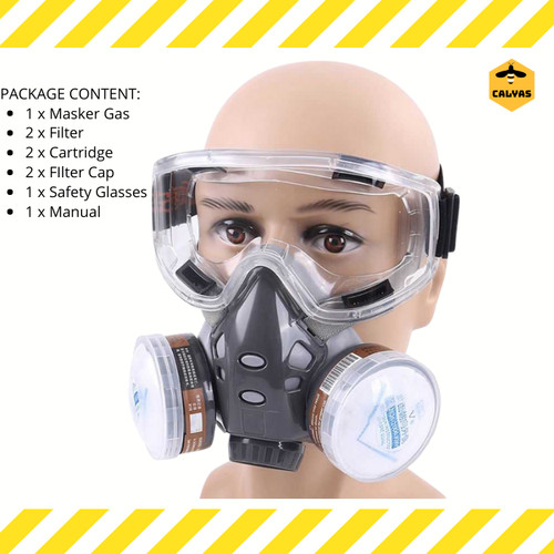 Detail Masker Gas Respirator Nomer 24
