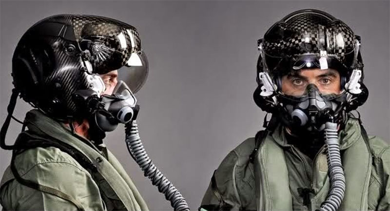 Detail Masker Pilot Pesawat Tempur Nomer 32