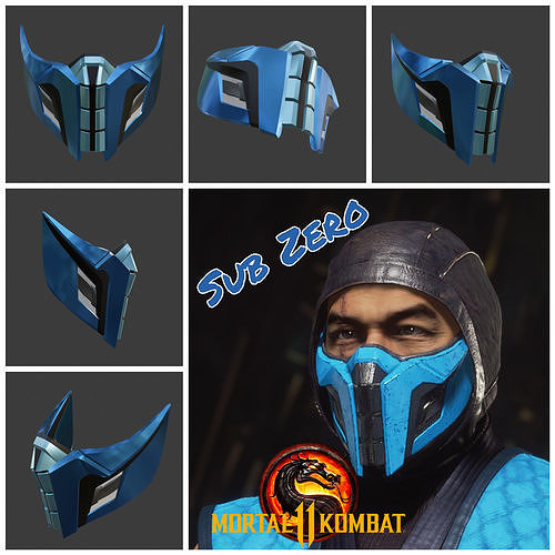 Detail Masker Sub Zero Nomer 38