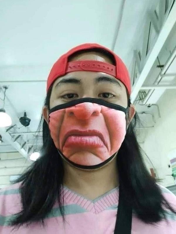 Download Masker Wajah Bergambar Lucu Nomer 5