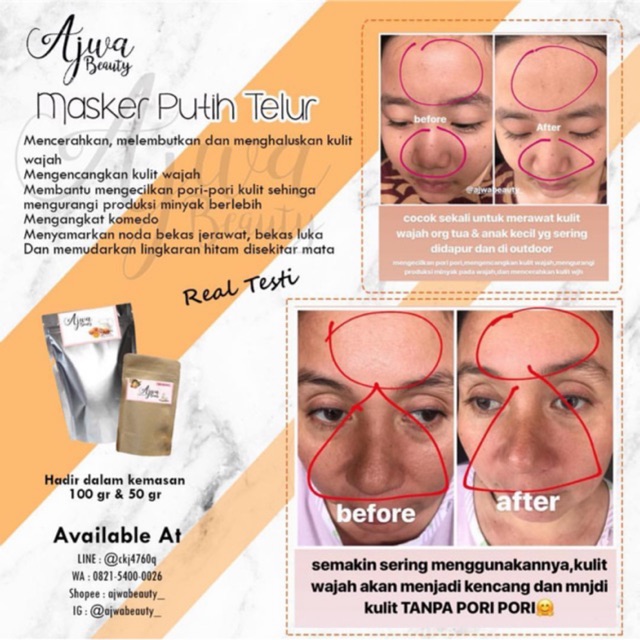 Detail Masker Wajah Putih Telur Nomer 48