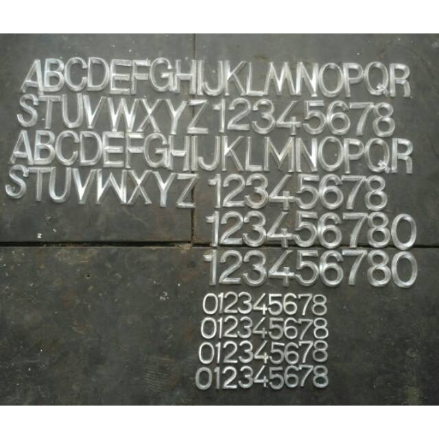 Detail Master Font Plat Nomor Nomer 14
