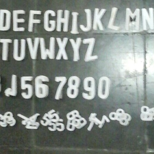 Detail Master Font Plat Nomor Nomer 17