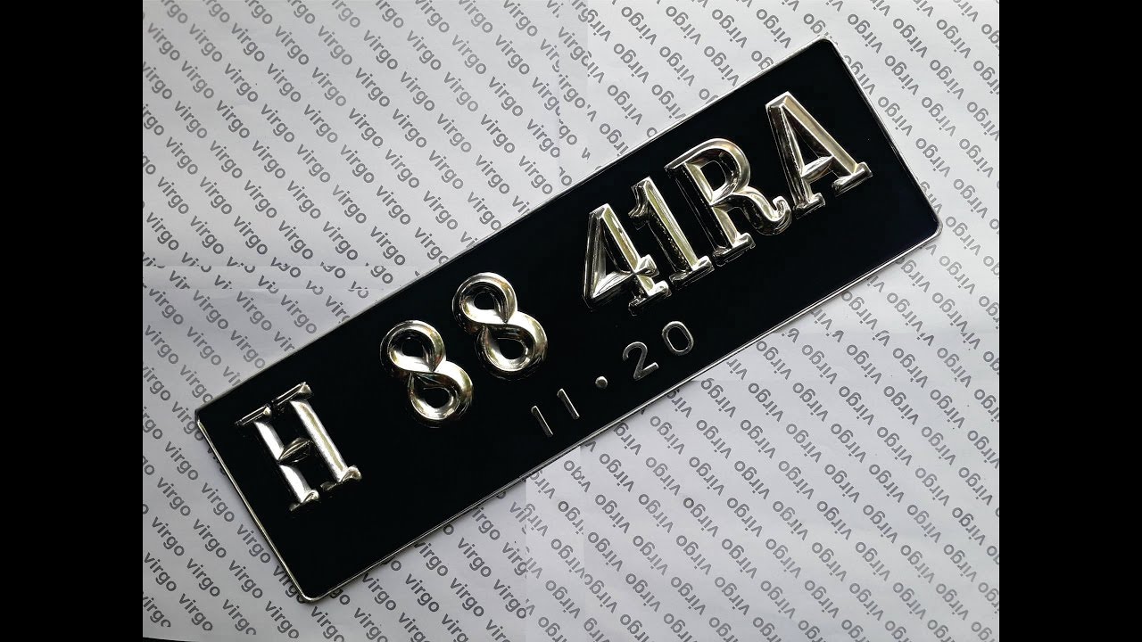 Detail Master Font Plat Nomor Nomer 18