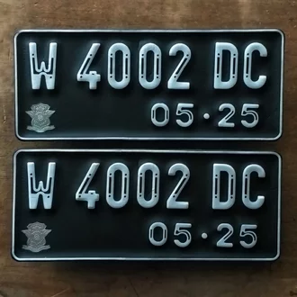 Detail Master Font Plat Nomor Nomer 22
