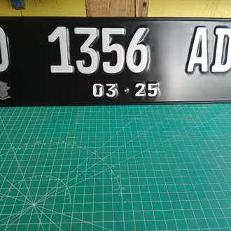 Detail Master Font Plat Nomor Nomer 24