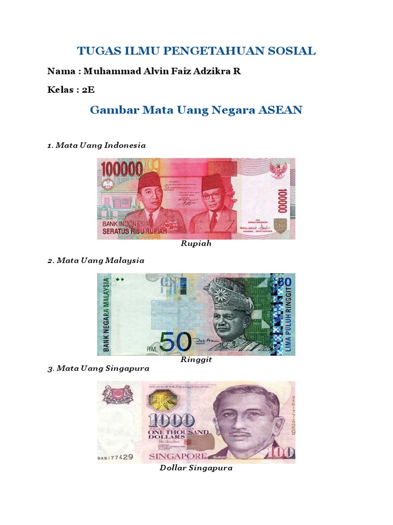 Detail Mata Uang Asean Dan Gambarnya Nomer 9