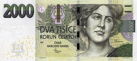 Detail Mata Uang Czech Nomer 20