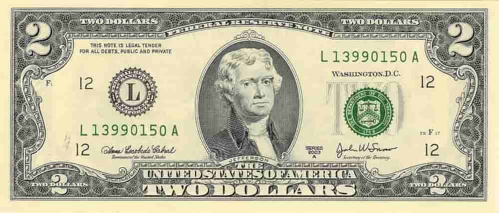 Detail Mata Uang Dollar Amerika Nomer 9