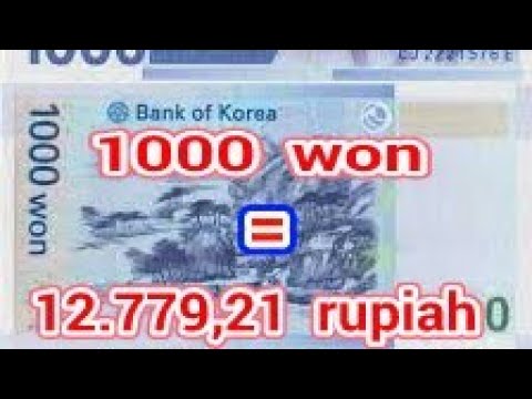 Detail Mata Uang Korea 1000 Won Nomer 12