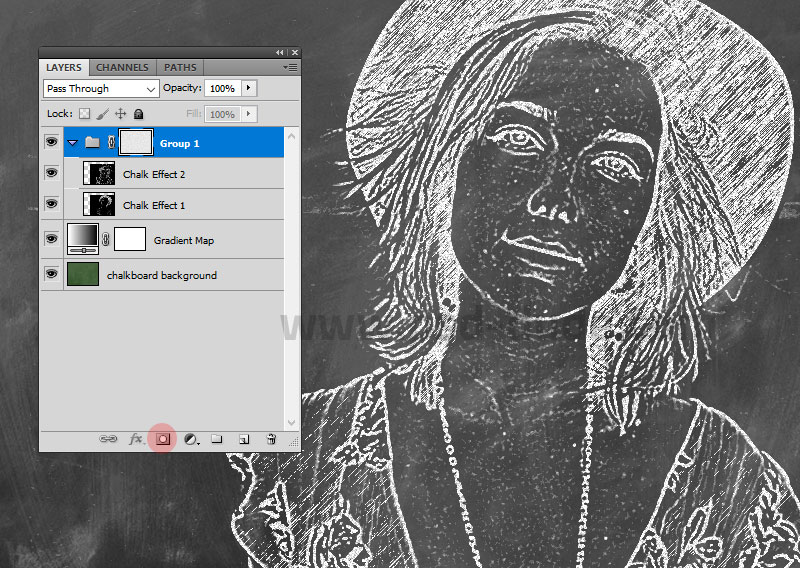 Detail Photoshop Chalk Effect Image Nomer 53