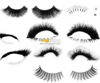 Detail Photoshop Eyelash Brushes Nomer 40