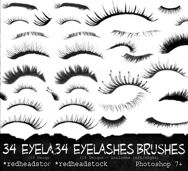 Detail Photoshop Eyelash Brushes Nomer 7