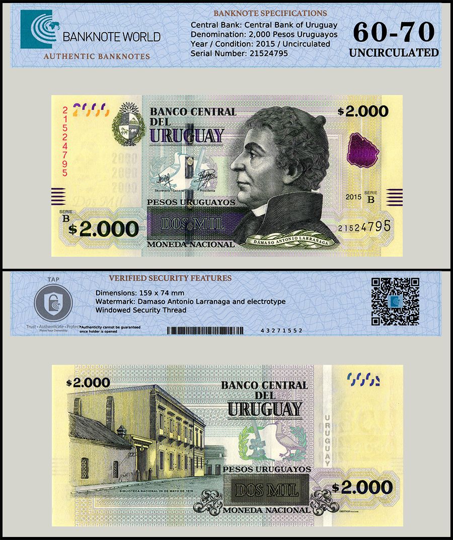 Detail Mata Uang Uruguay Nomer 17