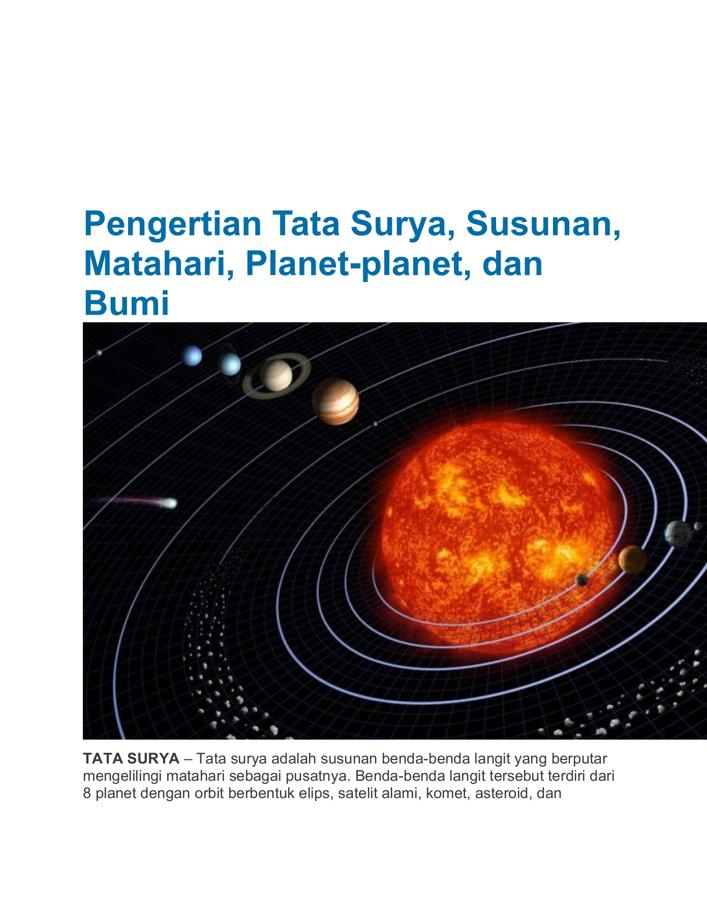 Detail Matahari Dan Planet Nomer 26