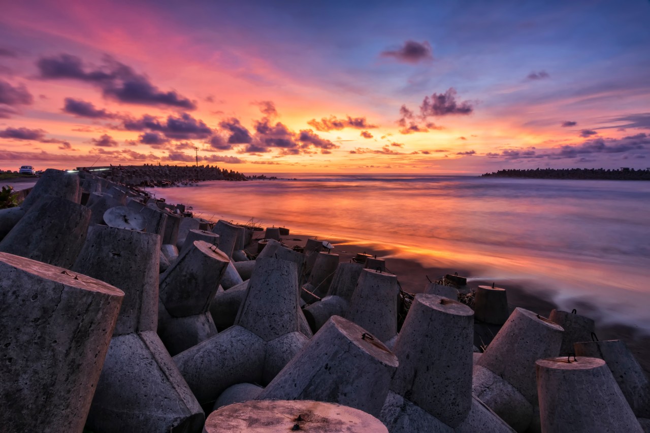 Detail Matahari Terbenam Di Pantai Nomer 53