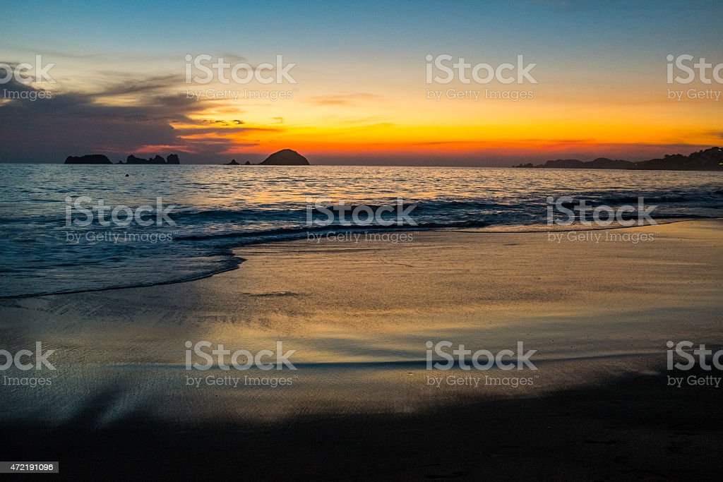 Detail Matahari Terbenam Gambar Pemandangan Pantai Nomer 27