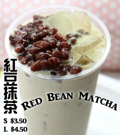 Detail Matcha Red Bean Milk Tea Nomer 10